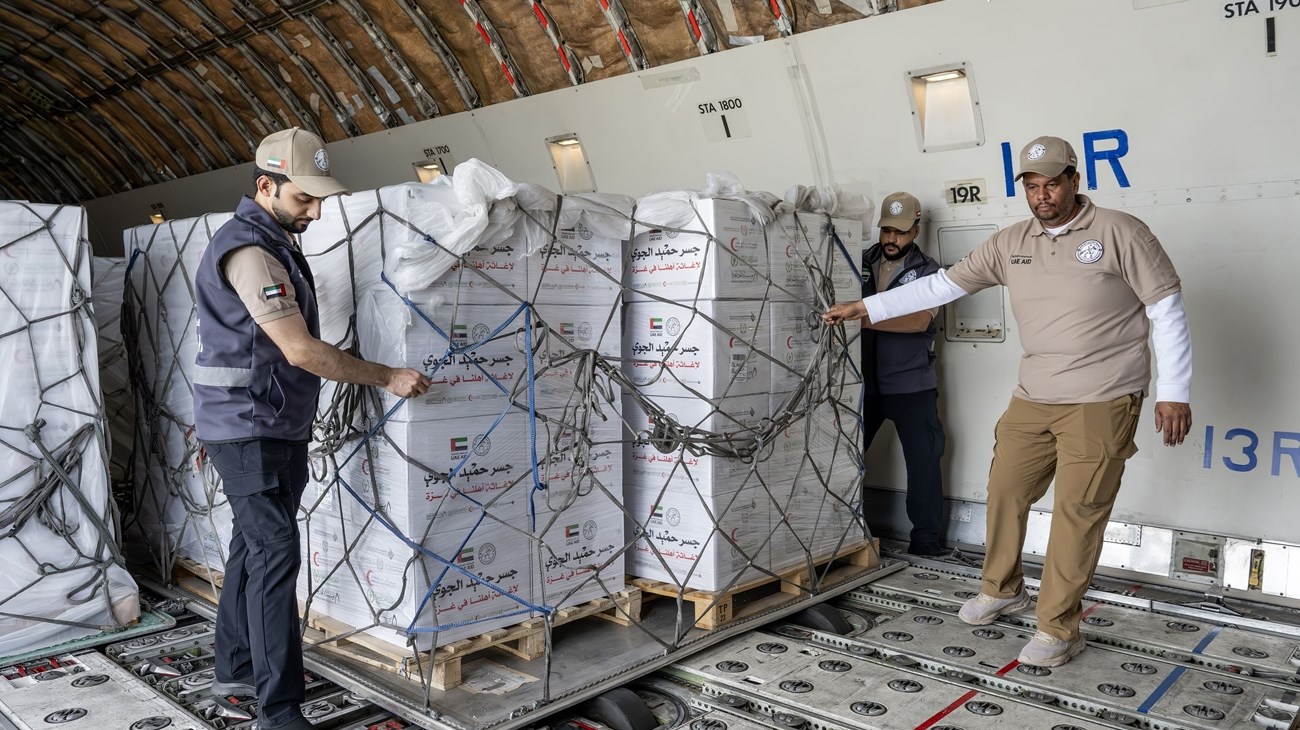 UAE Sends 100 Tonnes of Gaza Aid Under Operation Chivalrous Knight 3