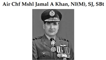 Pakistani Air Chief Marshal Jamal A. Khan Once Commanded the UAE Air Force