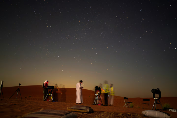 Al Quaa Desert Gives Visitors a Rare Chance to See the Milky Way