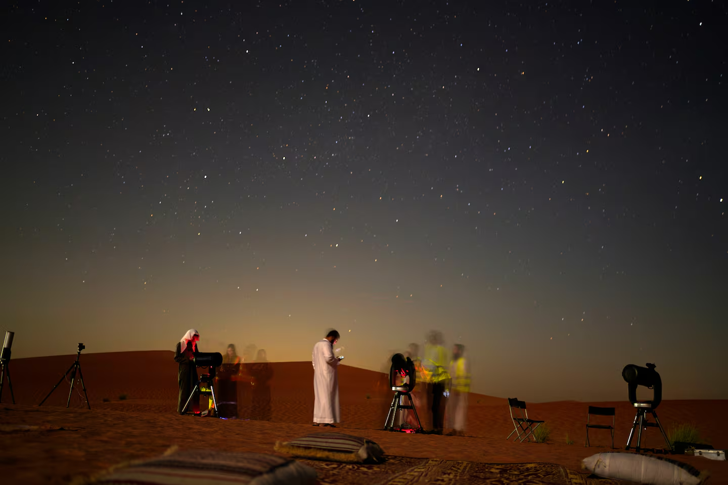 Al Quaa Desert Gives Visitors a Rare Chance to See the Milky Way